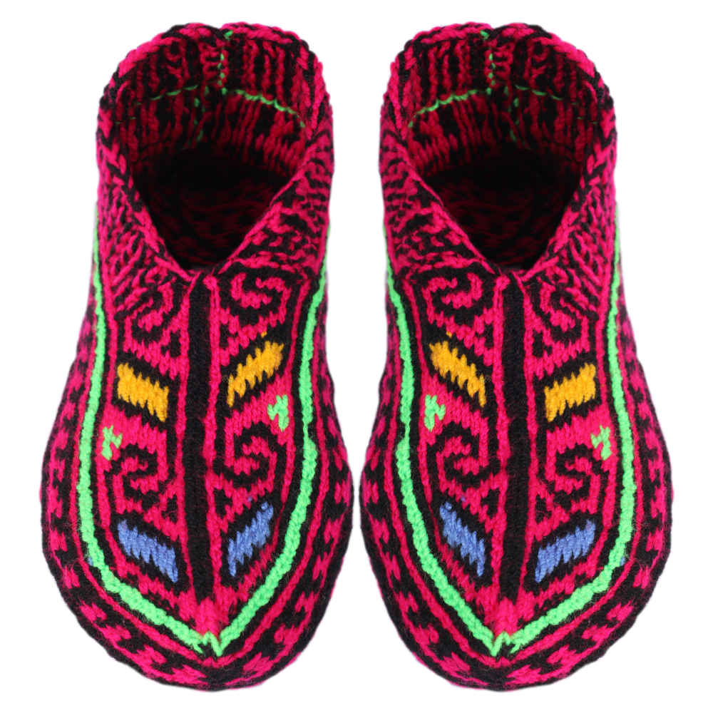 Azerbaijan Crochet Slippers for Women Acrylic fiber Knitted Ayta