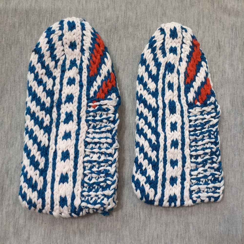 Azerbaijan Crochet Slippers for Women Acrylic fiber Knitted Farima