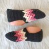 Crochet Slippers for Women Cotton Knitted Model Hashti