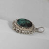 Persian Silver Pendant with Turquoise Gemstone Royan