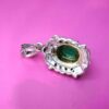 Persian Silver Pendant with Turquoise Gemstone Elen