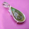 Persian Silver Pendant with Turquoise Gemstone Hedieh