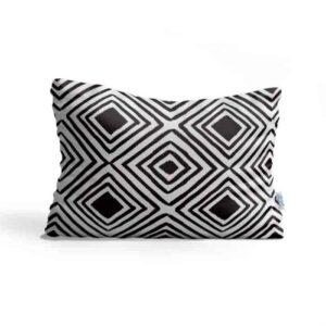 Restful Comfort Bed Pillow – Velvet Cover White Model Lozenge (2x)