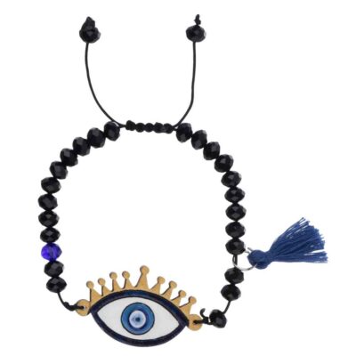 Women's Evil Eye Beaded Bracelet – Evil Eyes Model, Protective Jewelry