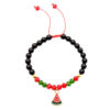 Beaded Bracelet for Women – Watermelon Design