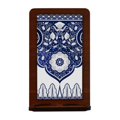 Set of 2 Persian Wooden Tealight Wall Sconces, Behdis Floral Design, Decorative Wall Candle Holder