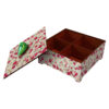 Bahar Handcrafted Wooden Candy Organizer Box
