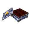 Golnaz Handcrafted Wooden Candy Organizer Box