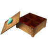 Gonbad Handcrafted Wooden Candy Organizer Box