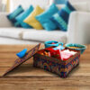Nooshin Model Handcrafted Wooden Candy Organizer Box