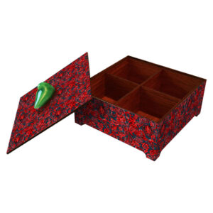Sorena Handcrafted Wooden Candy Organizer Box