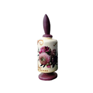 Persian Surma Dani Container for Keeping Kohl Made of Wood Diako (x2)