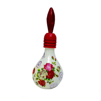 Persian Surma Dani Container for Keeping Kohl Made of Wood Golestan (x2)