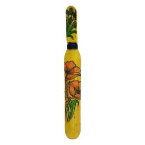 Persian Surma Dani Container for Keeping Kohl Made of Wood Rasta (x2)