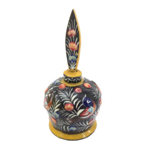 Persian Surma Dani Container for Keeping Kohl Made of Wood Reyhan (x2)