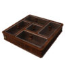 Mahsa Wooden Nuts & Candy Organizer Box – Multi-Section Storage