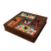 Mahsa Wooden Nuts & Candy Organizer Box – Multi-Section Storage