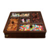 Mahsa Wooden Nuts & Candy Organizer Box – Multi-Section Storage