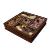 Mahsa Wooden Nuts & Candy Organizer Box – Multi-Section Storage