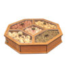 Octagon Model Wooden Nuts & Snacks Organizer Box – Elegant Table Serving