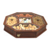 Octagon Model Wooden Nuts & Snacks Organizer Box – Elegant Table Serving