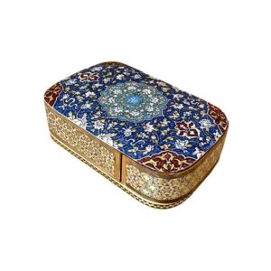 Persian Wooden Playing Card Box – Khatam Enameled