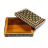 Persian Wooden Playing Card Box - Khatam Enameled Star