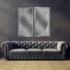 2 pcs Islamic Poster Print - Ayatul Korsi Framed Wall Art