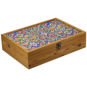 Barana Tea Organizer Chest – Wooden Box with Partitioned Storage