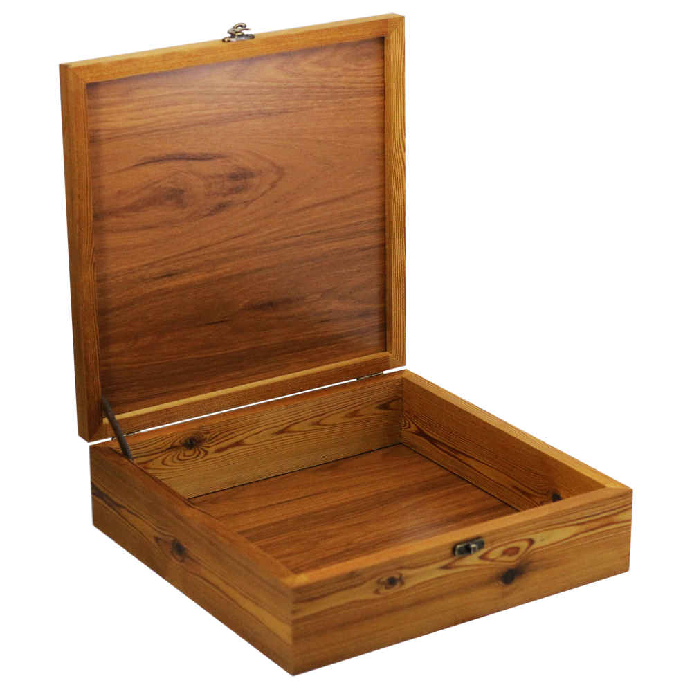 Elena Design Wooden Tea Chest – Artistic Persian Pattern Storage