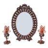 Copper Haftseen Set Dishes with Mirror suitable for Nowruz Atrisa