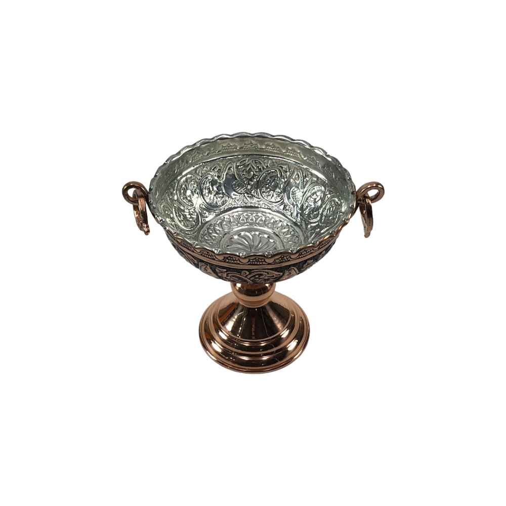 Copper Haftseen Set Dishes suitable for Nowruz Celebration Tong (x7)