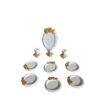 Haftseen Set Dishes with Mirror suitable for Nowruz Golab (9 Pcs)