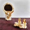 Haftseen Set Dishes with Mirror suitable for Nowruz Pardis (10 Pcs)