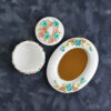 Haftseen Set Dishes with Mirror suitable for Nowruz Ramesh (10 Pcs)