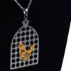 Persian Steel Necklace Minimalist for Women Morghe Amin