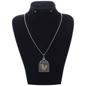 Persian Steel Necklace Minimalist for Women Morghe Amin