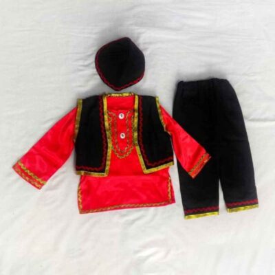 Boys' Traditional Gilaki Clothing Set with Iranian Ethnic Design