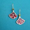 Persian Brass Earrings Model Gol Bahari