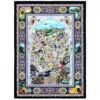Large Boho Persian Style Indoor Floor Mat Safa