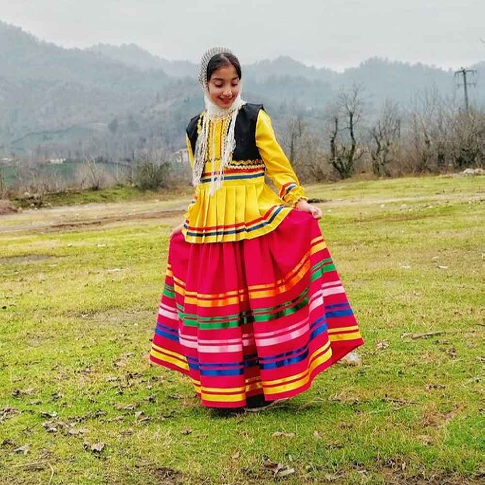 Persian Gilani Girl’s Traditional Clothing Set