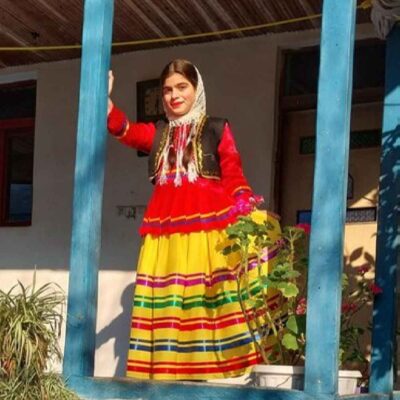 Women's Traditional Gilaki Clothing Set with Iranian Ethnic Design