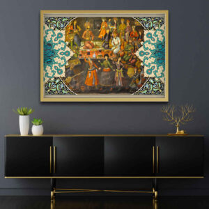Persian Canvas Art – Printed Bazm