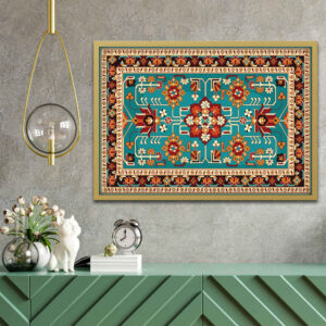 Persian Canvas Art – Printed Carpet