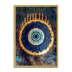 Persian Canvas Art – Printed Devil Eye