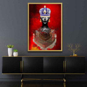 Persian Canvas Art – Printed Laleh