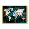 Persian Canvas Art - Printed Map