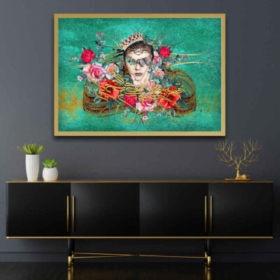 Parnia Framed Print Wall Art with Persian Calligraphy