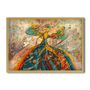 Persian Canvas Art – Printed Raghs Sama