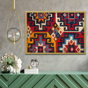 Persian Canvas Art – Printed Rug